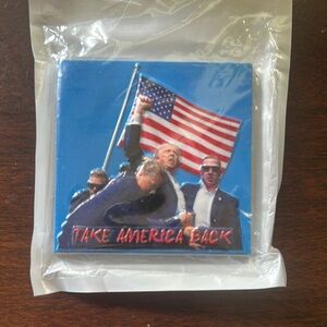 Patriotic Magnet with American Flag